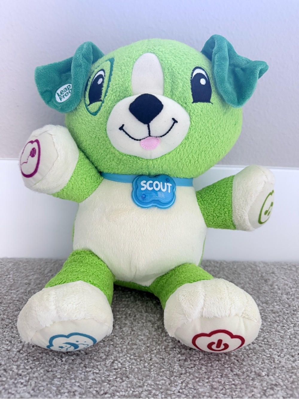 Leapfrog my Pal Scout interactive plush dog- tested /working